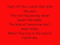 Billy Talent Red Flag Lyrics 