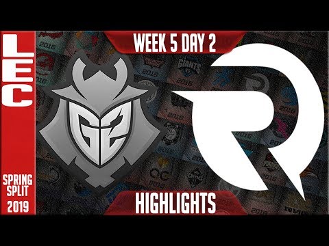 G2 vs OG Highlights | LEC Spring 2019 Week 5 Day 2 | G2 Esports vs Origen