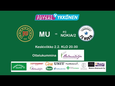 MU - FC Nokia/2, 2.2.2022, Naisten futsal ykkönen