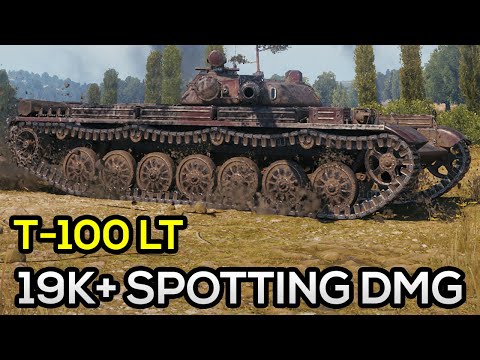 T-100 LT • OVER 20K COMBINED DMG • WoT Gameplay