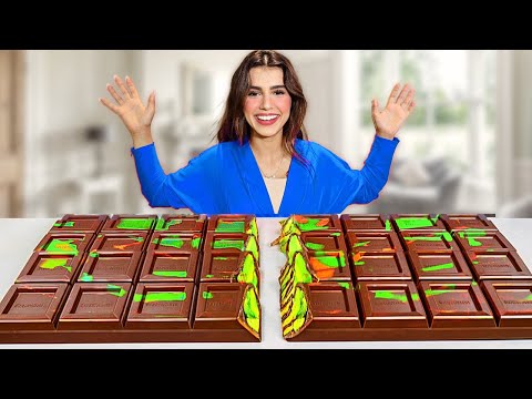 صنعت اكبر شوكولاته دبي بالكنافه في العالم | ندمت ! 😭