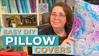 DIY Pillow Cover: Fast & Easy Sewing Tutorial (No Zippers!)