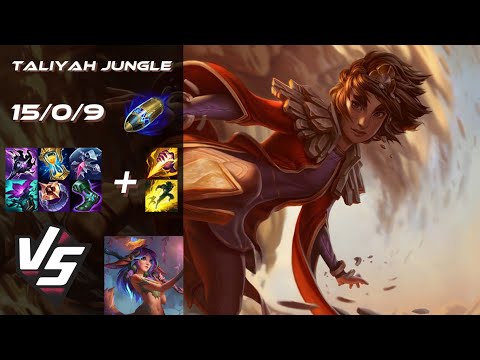 JUNGLE Taliyah vs Lillia - EU Challenger Patch 14.11