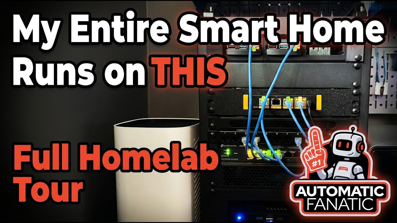 My Entire Smart Home Runs on THIS — Full Homelab Tour