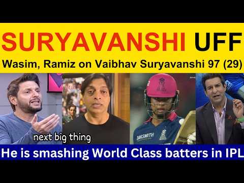 Pak media getting fan of Vaibhav Suryavanshi 97 (29) today | Vaibhav Sooryavanshi batting Pak react