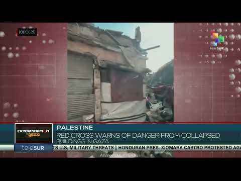 Palestine | Red Cross warns of danger from collapsed buildings in Gaza