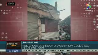 Download lagu Palestine | Red Cross warns of danger from collapsed buildings in Gaza mp3