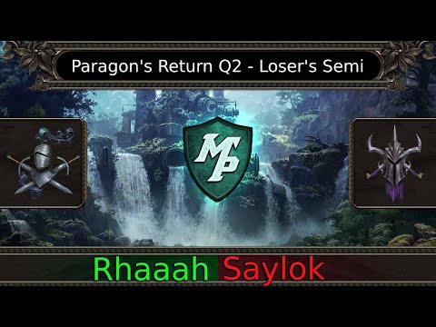 SpellForce 3: Rhaaah vs Saylok - Paragon's Return Qualifier 2 - Loser's Semifinal