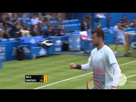 Grigor Dimitrov v Dudi Sela Match Highlights