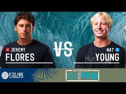Jeremy Flores vs. Nat Young - Round Two, Heat 8 - Outerknown Fiji Pro 2017