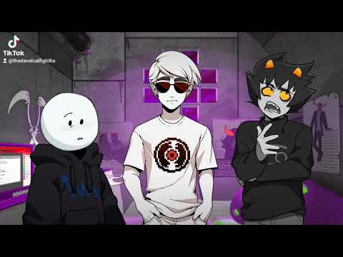 Karkat makes the spaghetti audio but in pesterquest form (idk where this is from)