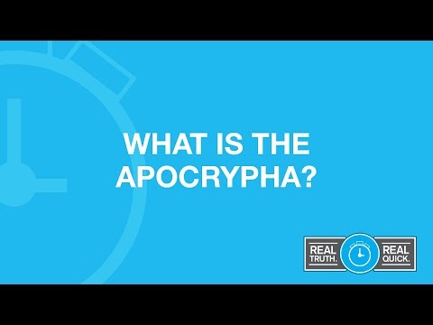 What Is the Apocrypha?