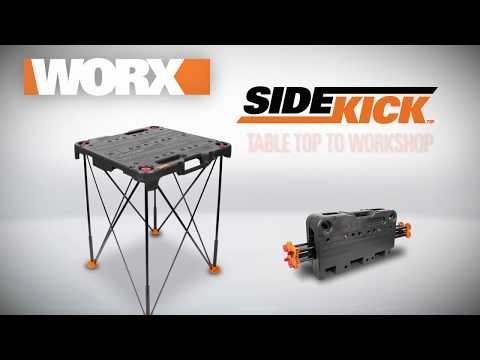 WORX WX066  SIDEKICK PORTABLE WORK TABLE - UK english - www.worx.com