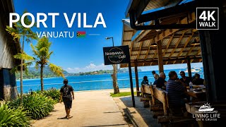4K Walking Tour of Port Vila, Vanuatu 🇻🇺 | Waterfront, Markets & Local Life