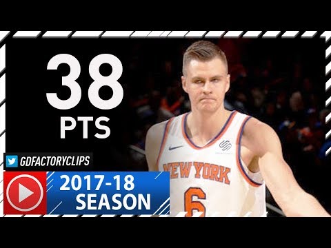 Kristaps Porzingis Full Highlights vs Nuggets (2017.10.30) - Career-HIGH 38 Pts, NASTY!