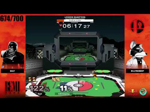 Salt (C.Falcon) vs BillyBoPeep (Fox) | Loser's Quarters | BEMI 2022