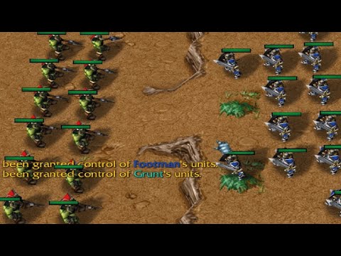 【小黄】12 Grunt vs 12 Footman (All FullGrade)