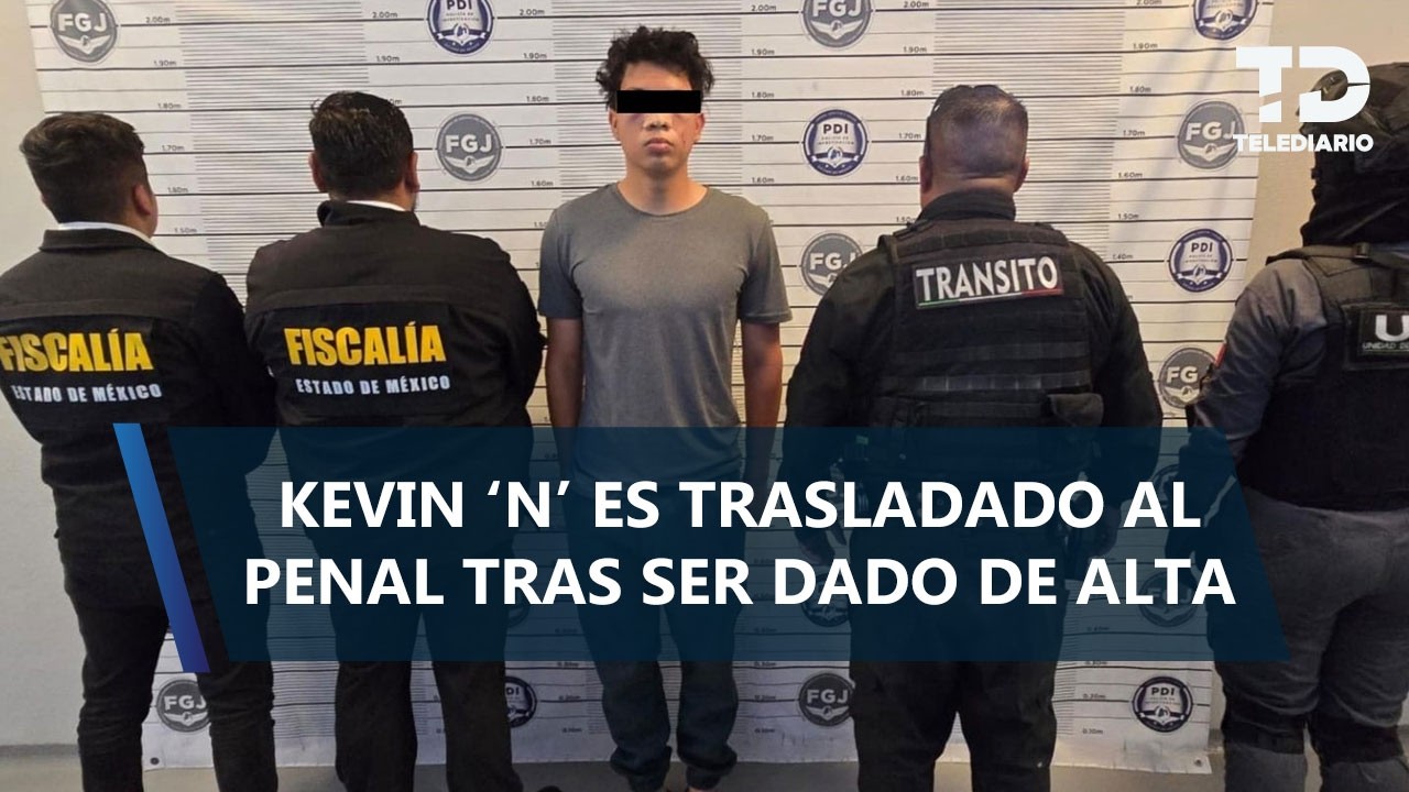 Kevin 'N', estudiante que atropelló a familia en Tecámac, ingresa al penal de Ecatepec por homicidio