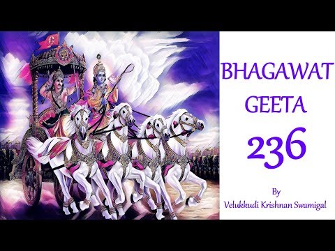 Bhagavad gita by velukkudi krishnan Swamy Part 236