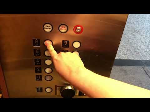 (Key-carded) Talking Westinghouse/Schindler Traction South Elevators at The HR at The AR in CL OH