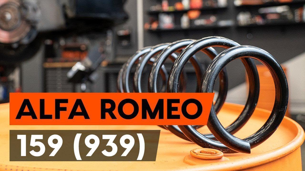 Hoe spiraalveer vooraan vervangen bij een Alfa Romeo 159 Sportwagon – Leidraad voor bij het vervangen