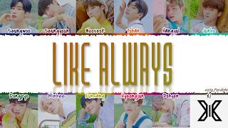 Download lagu X1 (엑스원) - 'LIKE ALWAYS' (웃을 때 제일 예뻐) Lyrics [Color Coded_Han_Rom_Eng] mp3