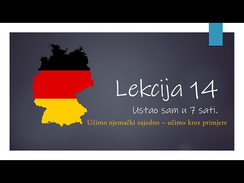 (A1) LEKCIJA 14 - USTAO SAM... (PROŠLO VRIJEME)