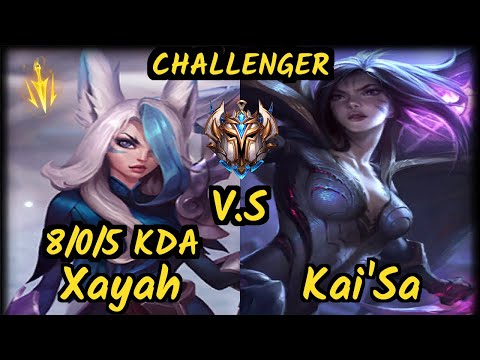 GEN.G Ruler (XAYAH) vs KAI'SA - 8/0/5 KDA BOTTOM ADC CHALLENGER GAMEPLAY - KR