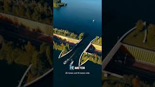 Download lagu Jembatan Veluwemeer Aqueduct adalah salah satu contoh unik dari teknik rekayasa sipil. #fakta #short mp3