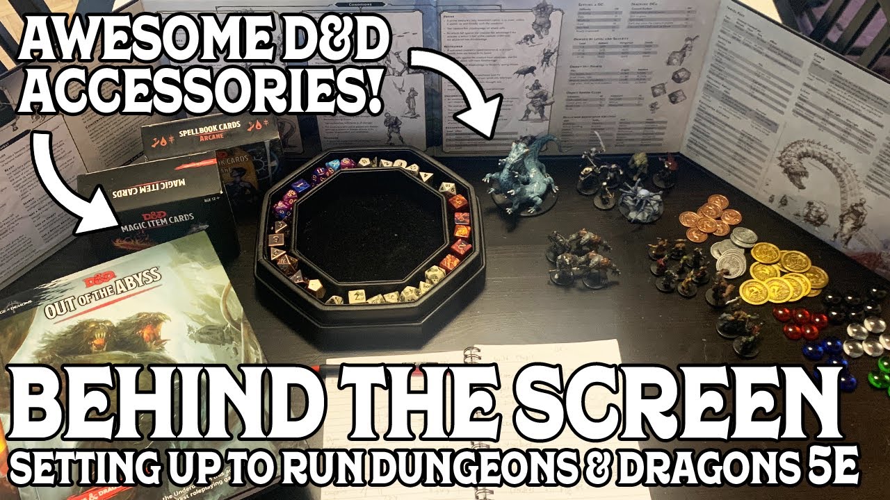 Behind the Screen: Our DM Set Up for Dungeons and Dragons 5e!