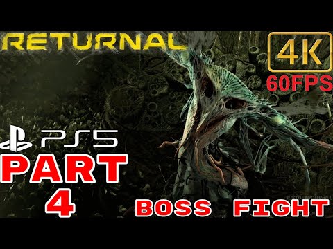 RETURNAL PS5 NEXT GEN Gameplay Walkthrough Part 4 HYPERION BOSS FIGHT (4K 60FPS) No Commentary