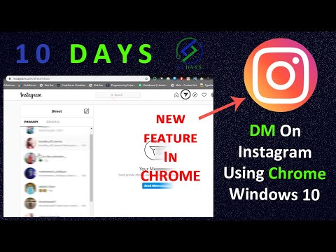 Instagram New DM Feature In Chrome (2020)