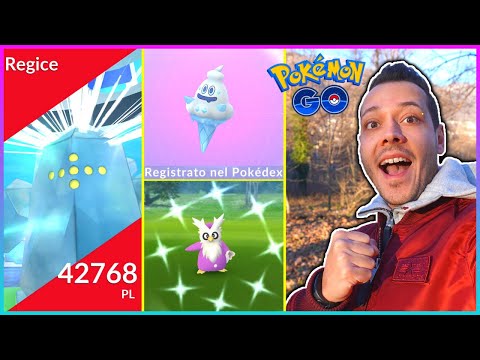 RAID REGICE & CACCIA A DELIBIRD SHINY! - Pokémon GO ITA