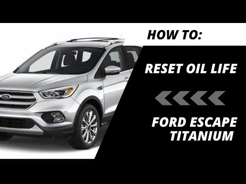 How To: Reset Oil Life - 2017 Ford Escape Titanium