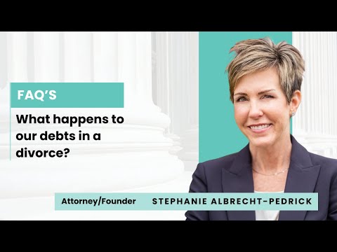 What happens to our debts in a divorce?