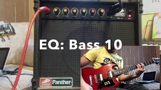 Video thumbnail for Hohner Panther TEGA-10 amp demo and review by vincent ryan borres