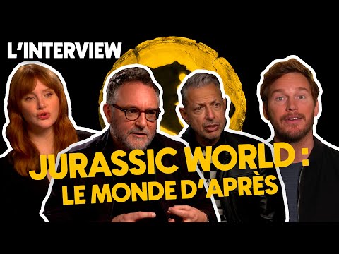 L'INTERVIEW - L'équipe de JURASSIC WORLD 3 (Chris Pratt, Bryce Dallas Howard, Jeff Goldblum...)