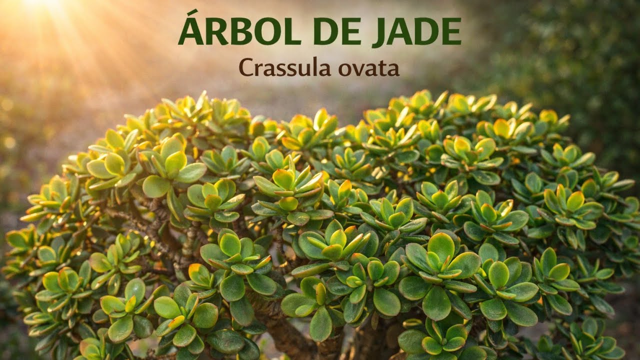 Árbol de la abundancia ~ Crassula ovata o árbol de Jade. 🌿