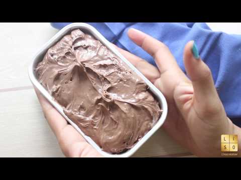 Homemade Ice Cream With Liso Hazelnut Spread