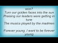 Atrocity - Forever Young Lyrics