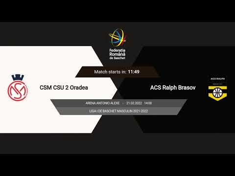 L1BM 2021-2022: CSM CSU 2 Oradea - Ralph Brașov