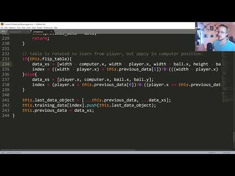 AI Pong - TensorFlow.js p.3 (AI Pong - TensorFlow.js p.3)