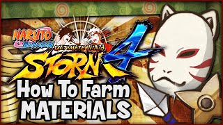 NARUTO STORM 4 - How To Farm Materials For Costumes and Collection Items