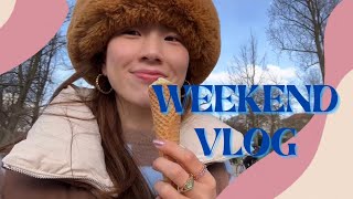 Weekend in Amsterdam | ディナーデート | 公園散歩 | vondelpark | ショッピング