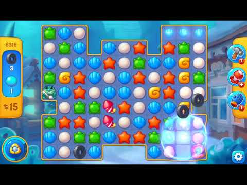 Fishdom 2021 - Level 6316   #playrix #fishdom #gaming