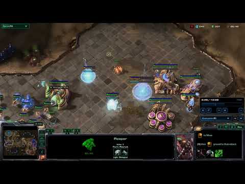 SC2 2v2 : A pretty successful reaper harass