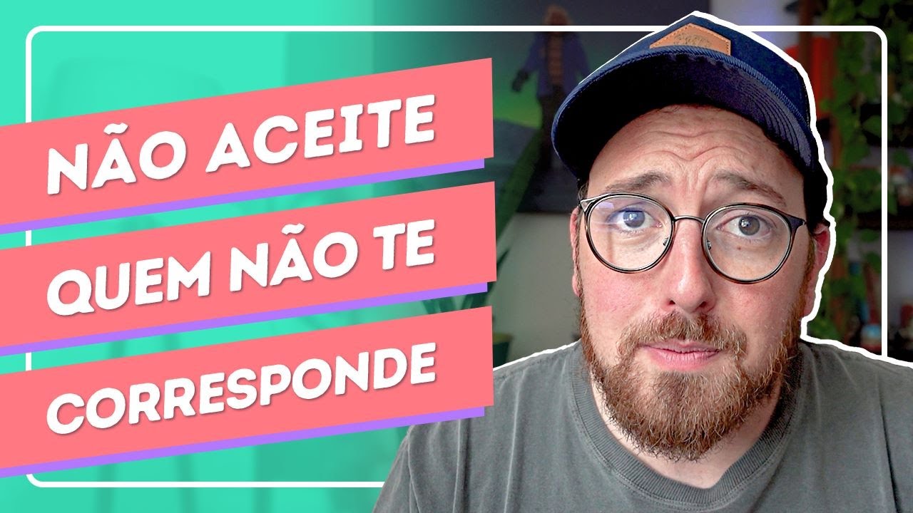 PARE de ACEITAR situações sem RECIPROCIDADE