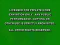 Green FBI Warning Screens LightStone Home Video 1991 1997