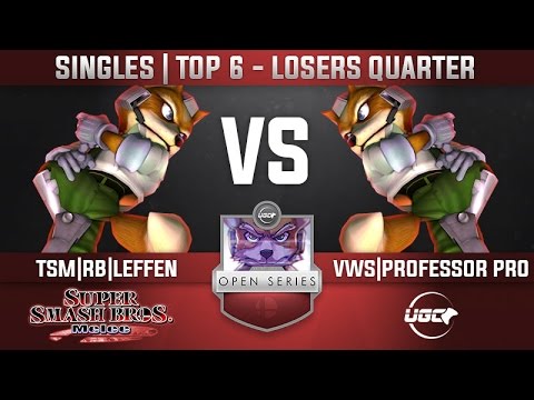 UGC Smash | TSM|RB|Leffen (Fox) v VWS|Professor Pro (Fox) - Singles Losers Quarters
