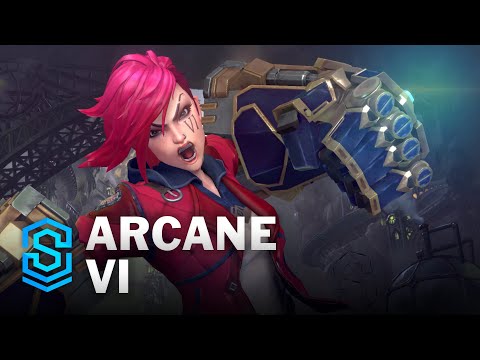 Arcane Vi Wild Rift Skin Spotlight